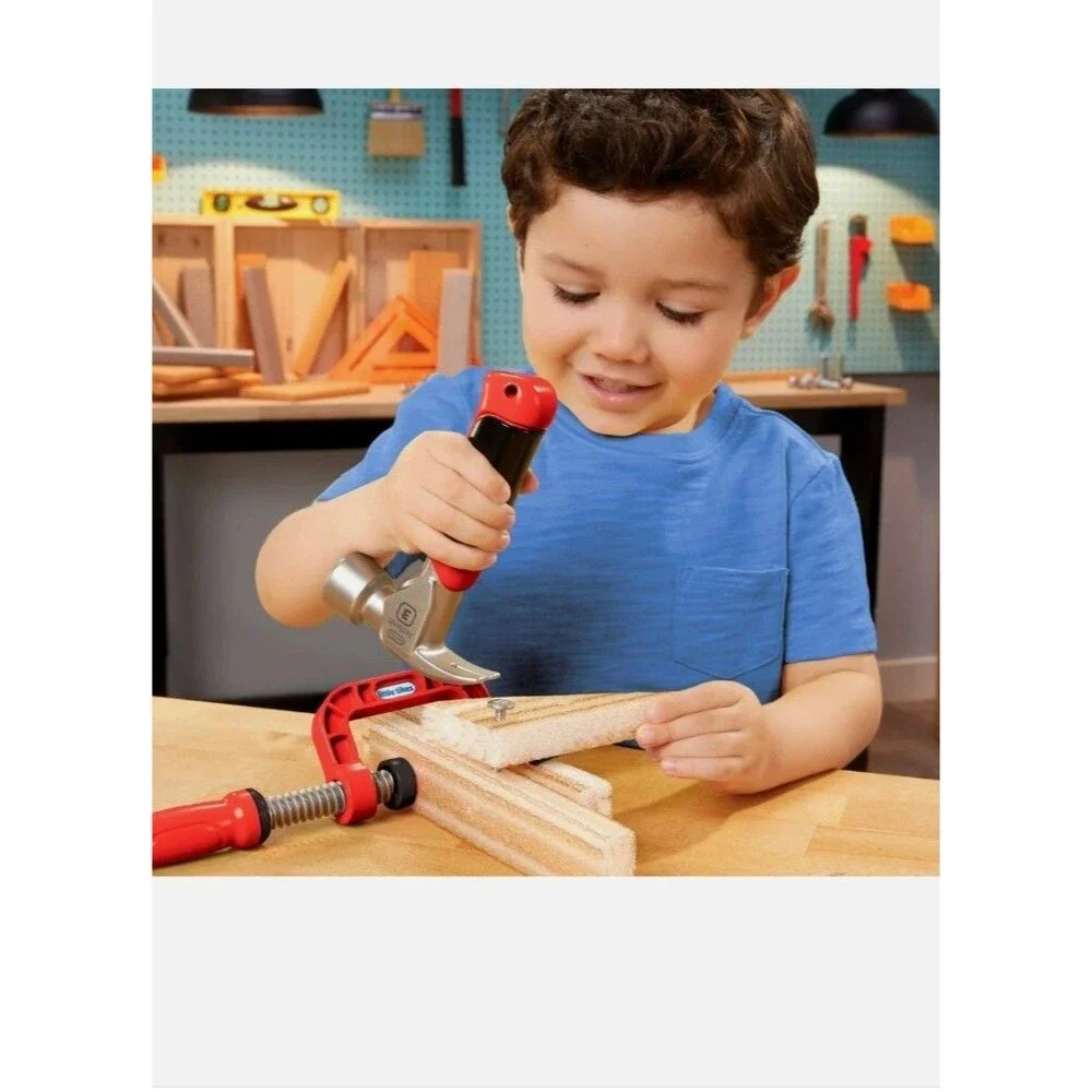 NEW Little Tikes Creative Construction Master Carpenter Set 114 Accessories gift